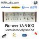 Pioneer SA- 9100 rebuild restoration recap service kit fix repair capacitor