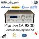 Pioneer SA-9800 rebuild restoration recap service kit repair filter capacitor