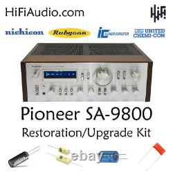 Pioneer SA-9800 rebuild restoration recap service kit repair filter capacitor