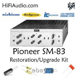 Pioneer SM-83 rebuild restoration recap service kit fix repair capacitor
