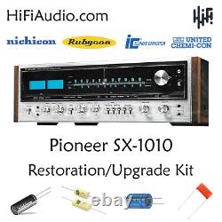 Pioneer SX-1010 PARTIAL rebuild restoration recap service kit repair capacitor