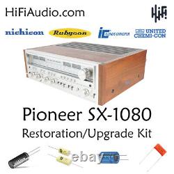 Pioneer SX-1080 FULL rebuild restoration recap service kit fix repair capacitor