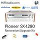 Pioneer SX-1280 FULL rebuild restoration recap service kit fix repair capacitor