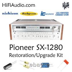 Pioneer SX-1280 rebuild restoration recap service kit fix repair capacitor