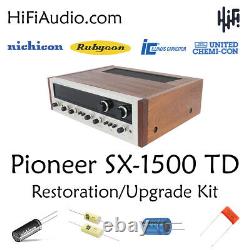 Pioneer SX-1500TD rebuild restoration recap service kit fix repair capacitor