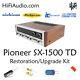 Pioneer SX-1500TD rebuild restoration recap service kit fix repair capacitor