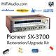 Pioneer SX-3700 rebuild restoration recap service kit repair filter capacitor
