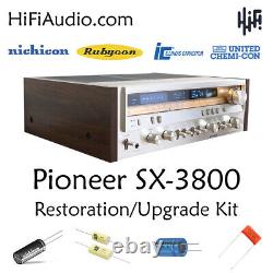 Pioneer SX-3800 rebuild restoration recap service kit repair filter capacitor