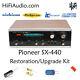 Pioneer SX-440 FULL rebuild restoration recap service kit fix repair capacitor