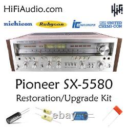 Pioneer SX-5580 rebuild restoration recap service kit repair filter capacitor