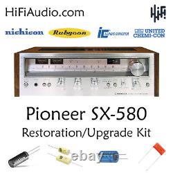 Pioneer SX-580 rebuild restoration recap service kit fix repair filter capacitor