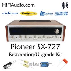 Pioneer SX-727 rebuild restoration recap service kit fix repair capacitor