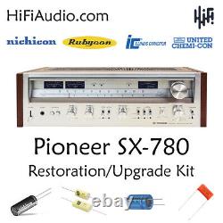 Pioneer SX-780 FULL rebuild restoration recap service kit fix repair capacitor
