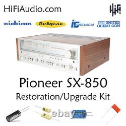 Pioneer SX-850 FULL rebuild restoration recap service kit fix repair capacitor