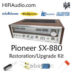 Pioneer SX-880 rebuild restoration recap service kit fix repair capacitor