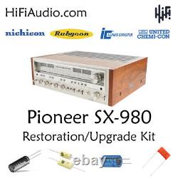 Pioneer SX-980 rebuild restoration recap service kit fix repair capacitor