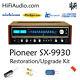 Pioneer SX-9930 rebuild restoration recap service kit repair filter capacitor