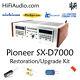 Pioneer SX-D7000 rebuild restoration recap service kit repair filter capacitor