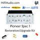 Pioneer Spec 1 preamp rebuild restoration recap service kit fix repair capacitor