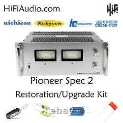 Pioneer Spec 2 rebuild restoration recap service kit fix repair filter capacitor