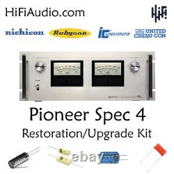 Pioneer Spec 4 rebuild restoration recap service kit fix repair filter capacitor