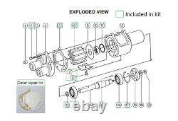 Repair Service Kit For Mercruiser Bravo Jabsco Raw Sea Water Pump 43210-0001