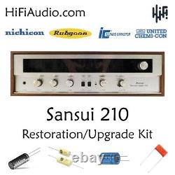 Sansui 210 tuner rebuild restoration recap service kit fix repair capacitor