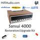 Sansui 4000 rebuild service restoration kit repair filter capacitor