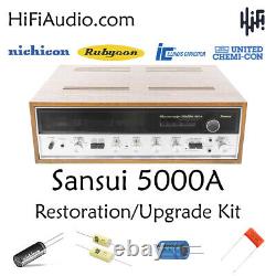 Sansui 5000a rebuild service restoration kit repair filter capacitor