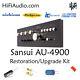 Sansui AU-4900 rebuild restoration recap service kit repair filter capacitor