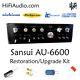 Sansui AU-6600 rebuild restoration recap service kit repair filter capacitor