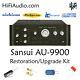 Sansui AU-9900 rebuild restoration recap service kit repair filter capacitor