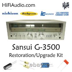 Sansui G3500 rebuild restoration recap service kit fix repair capacitor