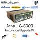 Sansui G8000 rebuild restoration recap service kit fix repair filter capacitor