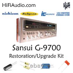 Sansui G9700 rebuild restoration recap service kit repair filter capacitor