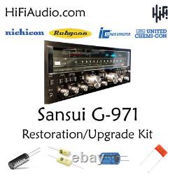 Sansui G971 capacitor rebuild restoration recap service kit repair filter