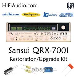 Sansui QRX-7001 rebuild restoration recap service kit repair filter capacitor