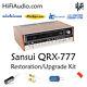 Sansui QRX-777 rebuild restoration recap service kit repair filter capacitor