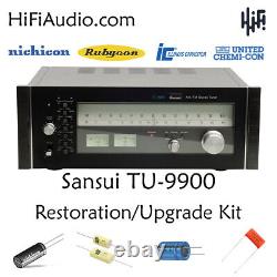 Sansui TU-9900 tuner rebuild restoration recap service kit fix repair capacitor