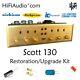 Scott 130 tube restoration repair service rebuild kit fix capacitor