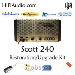 Scott 240 capacitor restoration recap repair service rebuild kit fix