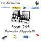 Scott 265 capacitor restoration recap repair service rebuild kit fix
