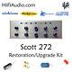 Scott 272 amplifier capacitor restoration repair service rebuild kit fix