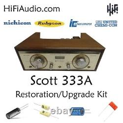 Scott 333A receiver tuner restoration repair service rebuild kit fix capacitor