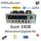 Scott 340B receiver tuner restoration repair service rebuild capacitor kit fix