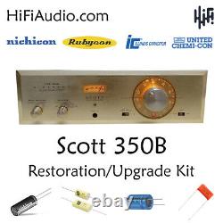 Scott 350B tube receiver tuner restoration repair service rebuild kit fix