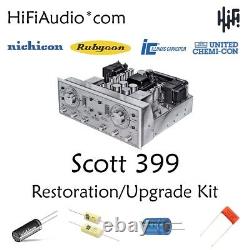 Scott 399 receiver tuner restoration repair service rebuild kit capacitor