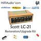 Scott LC-21 tube restoration repair service rebuild kit fix capacitor