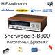 Sherwood S-8800 restoration recap repair service rebuild kit fix