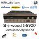 Sherwood S-8900 restoration recap repair service rebuild kit fix